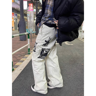 Hip Hop Print Jeans Men's Spring SHOPPORA