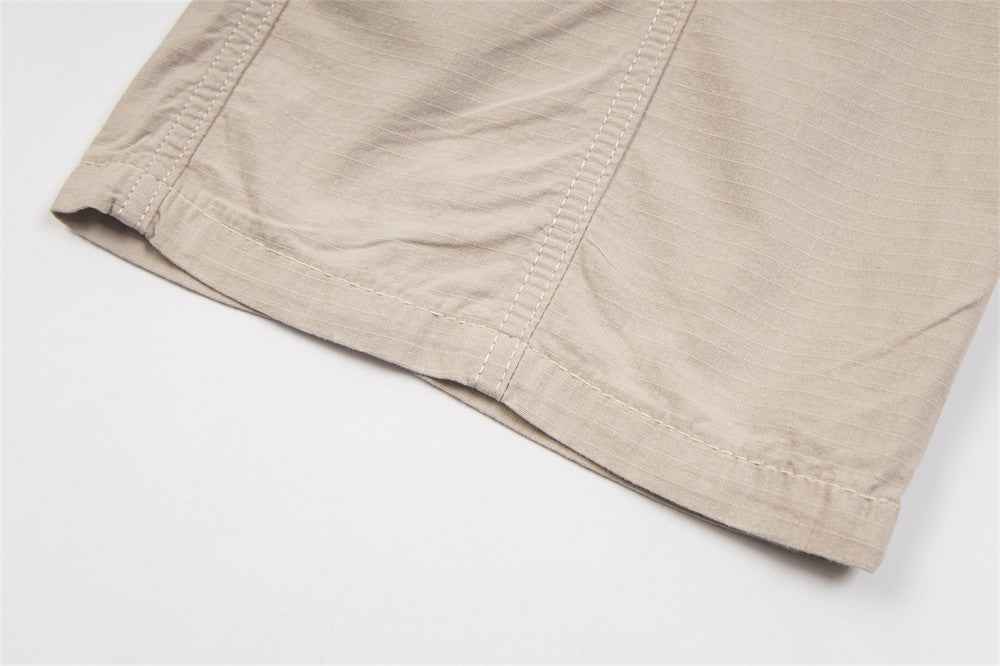 Multi-Pocket Workwear Men's Loose Wide-leg Pants