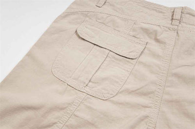 Multi-Pocket Workwear Men's Loose Wide-leg Pants