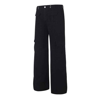 Multi-Pocket Workwear Men's Loose Wide-leg Pants