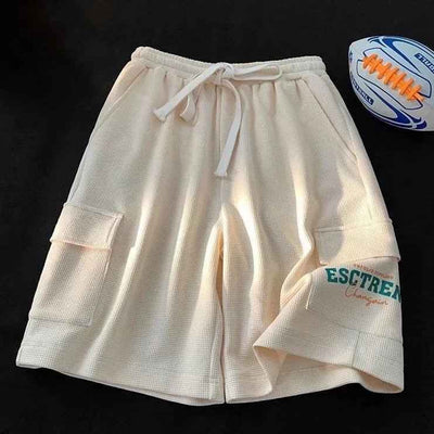 Sports Shorts Men's Casual Loose Cropped Pants