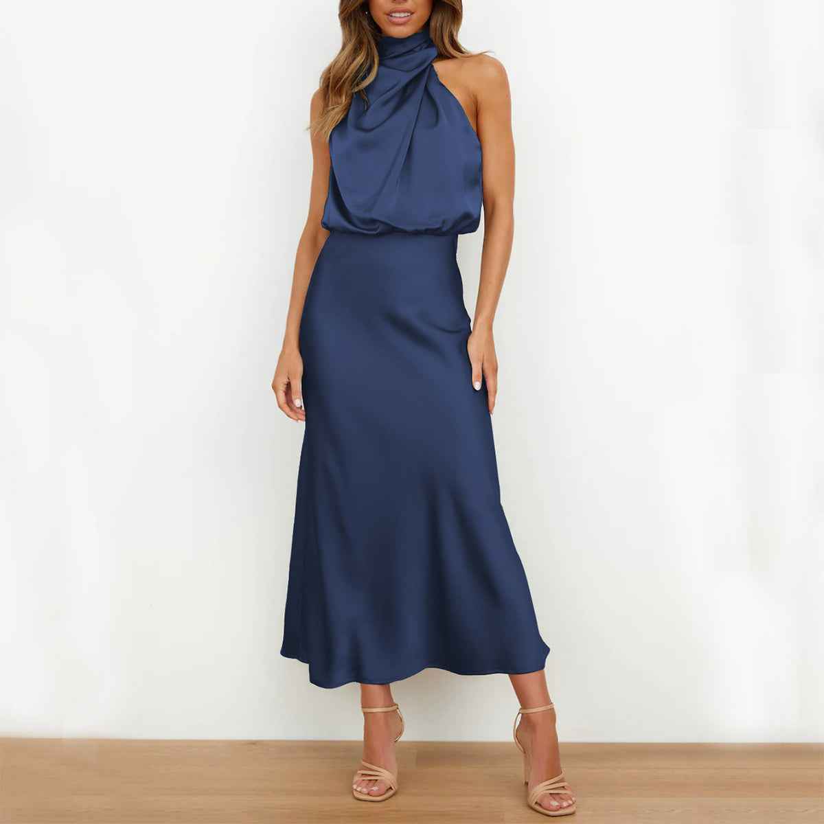 Summer Sleeveless Dress Ins Fashion Elegant Evening Party Club Clothing For Women