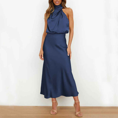 Summer Sleeveless Dress Ins Fashion Elegant Evening Party Club Clothing For Women