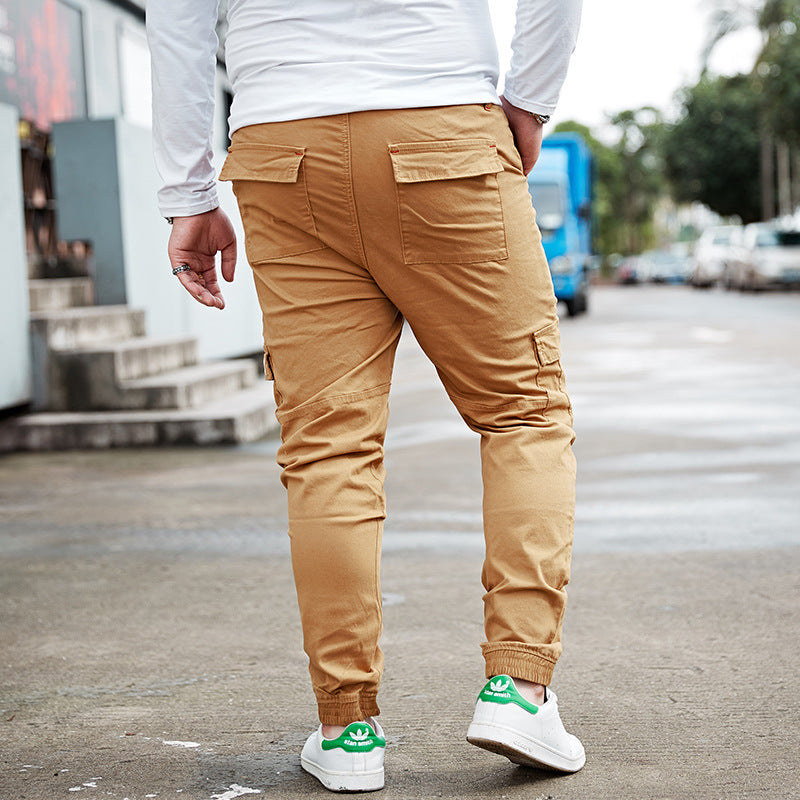 Four seasons elastic elastic elastic waist corset pants for men SHOPPORA