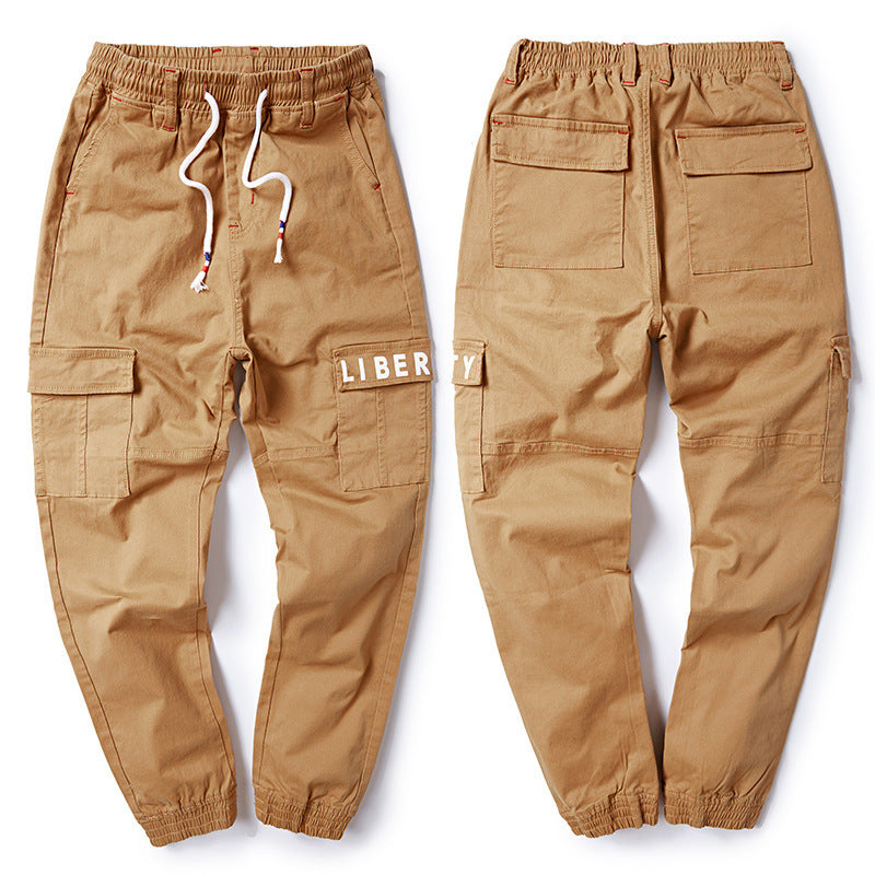 Four seasons elastic elastic elastic waist corset pants for men SHOPPORA