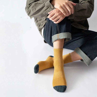Men's Fashion Sports Half Terry Socks
