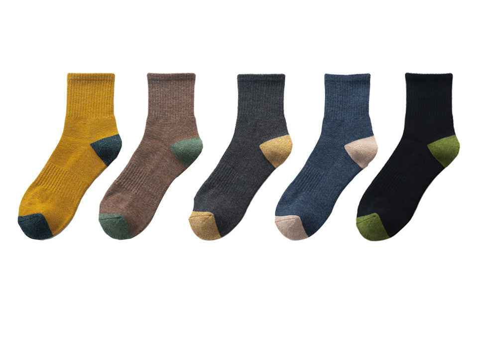 Men's Fashion Sports Half Terry Socks