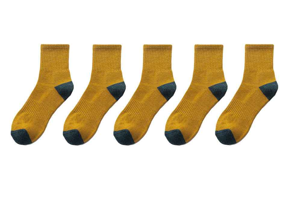 Men's Fashion Sports Half Terry Socks