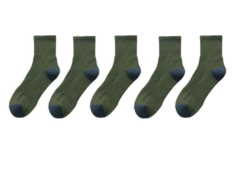 Men's Fashion Sports Half Terry Socks