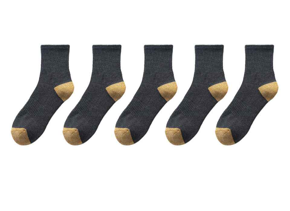 Men's Fashion Sports Half Terry Socks