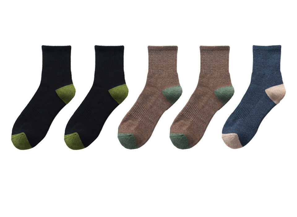 Men's Fashion Sports Half Terry Socks