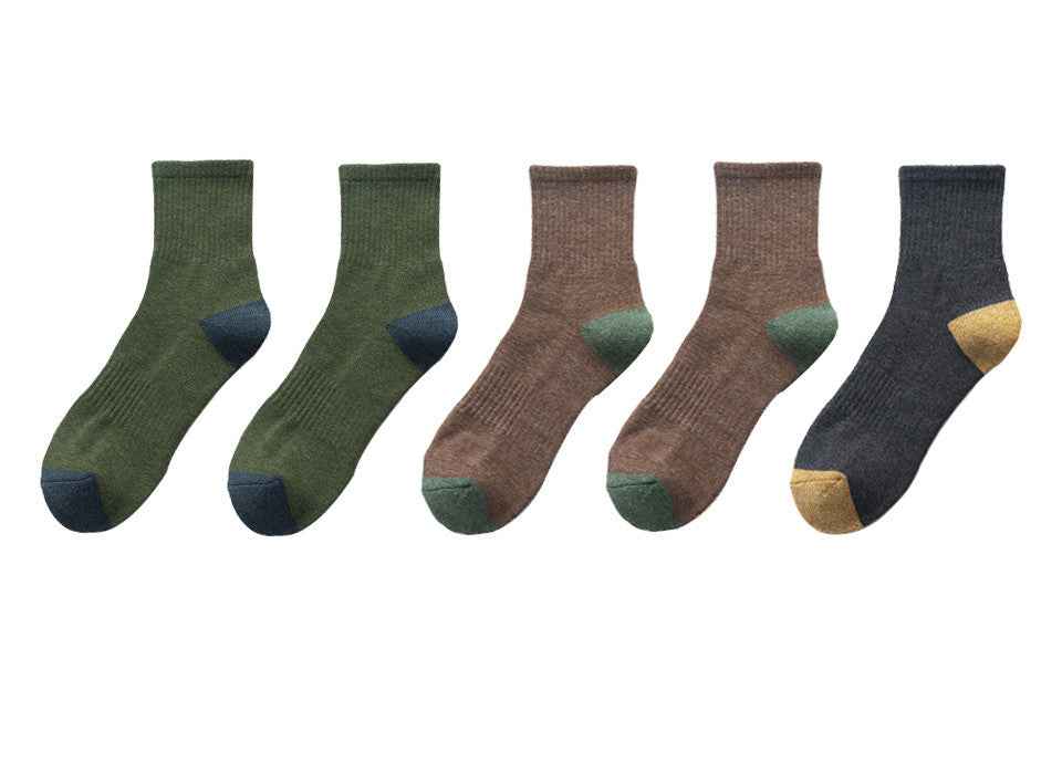 Men's Fashion Sports Half Terry Socks
