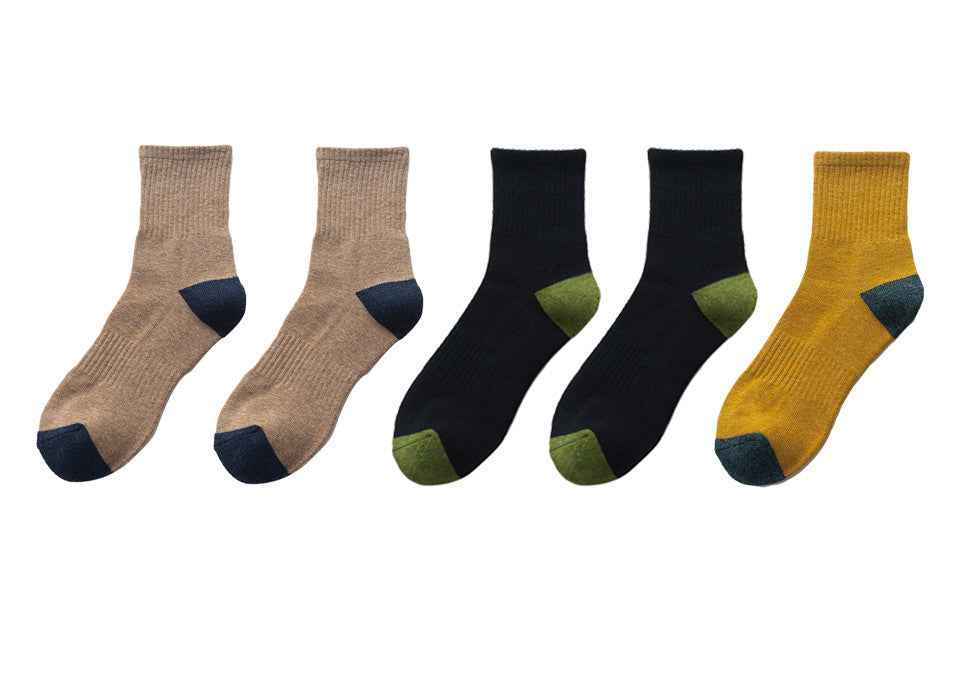 Men's Fashion Sports Half Terry Socks