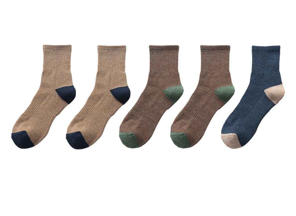 Men's Fashion Sports Half Terry Socks