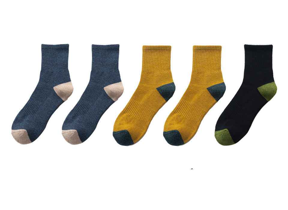 Men's Fashion Sports Half Terry Socks