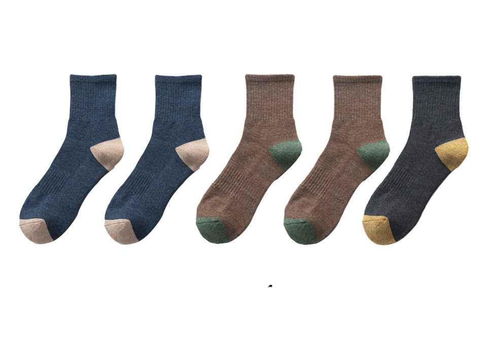 Men's Fashion Sports Half Terry Socks