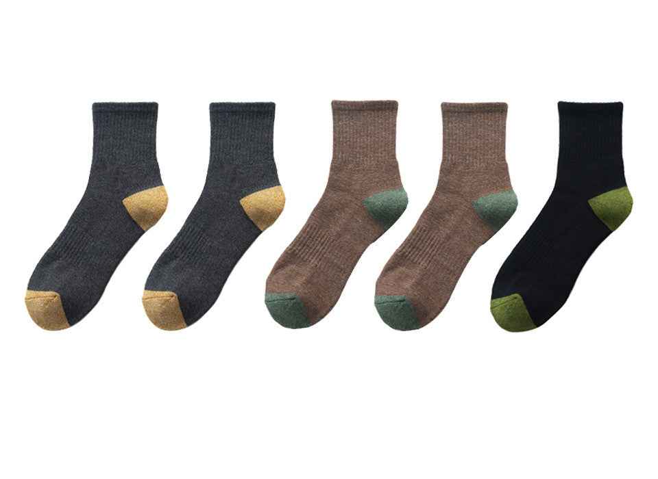 Men's Fashion Sports Half Terry Socks