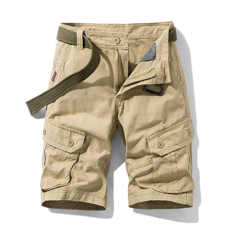Men's cotton overalls shorts