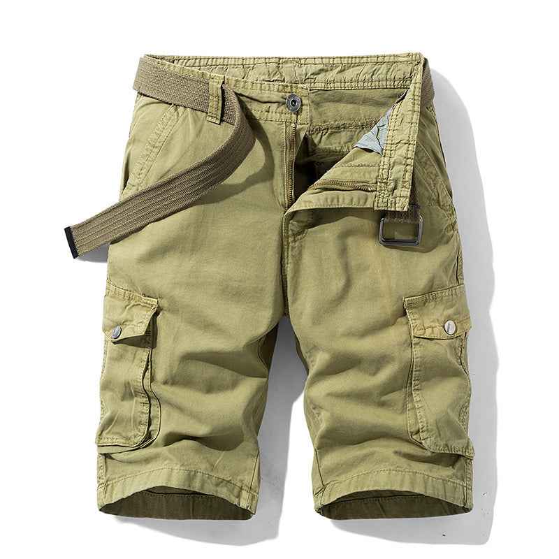 Men's cotton overalls shorts