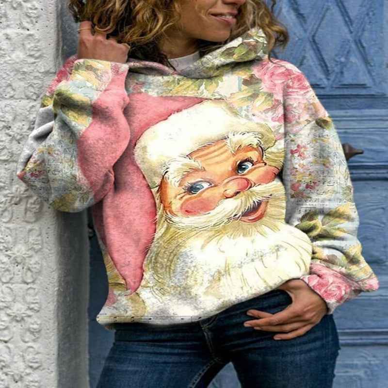 Christmas 3D Digital Printing Pullover Hoodie
