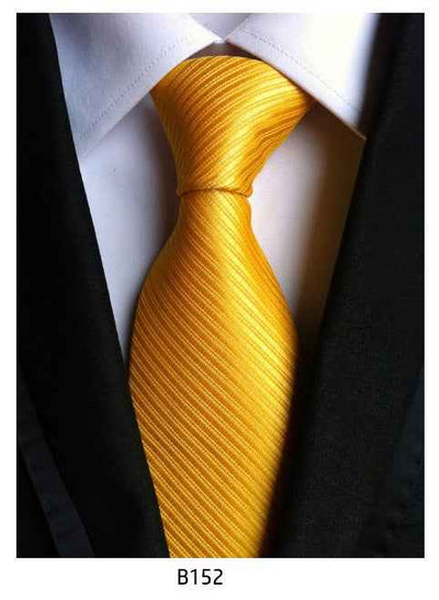 Men's Solid Color Pinstripe Polyester Tie