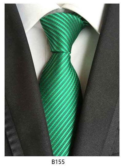 Men's Solid Color Pinstripe Polyester Tie