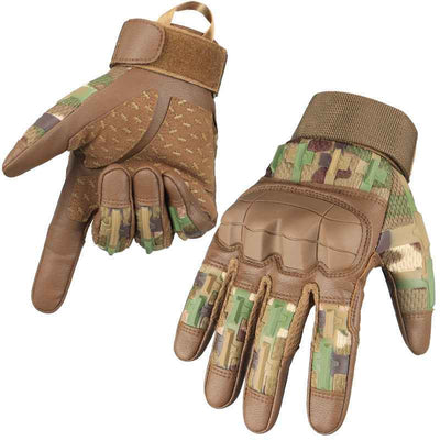 Heavy Duty Tactical Gloves Camouflaged Male
