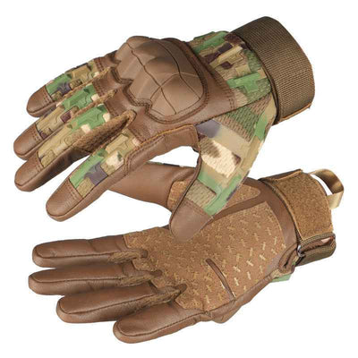Heavy Duty Tactical Gloves Camouflaged Male