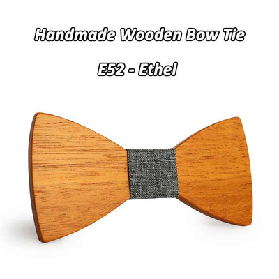 Wooden tie knot
