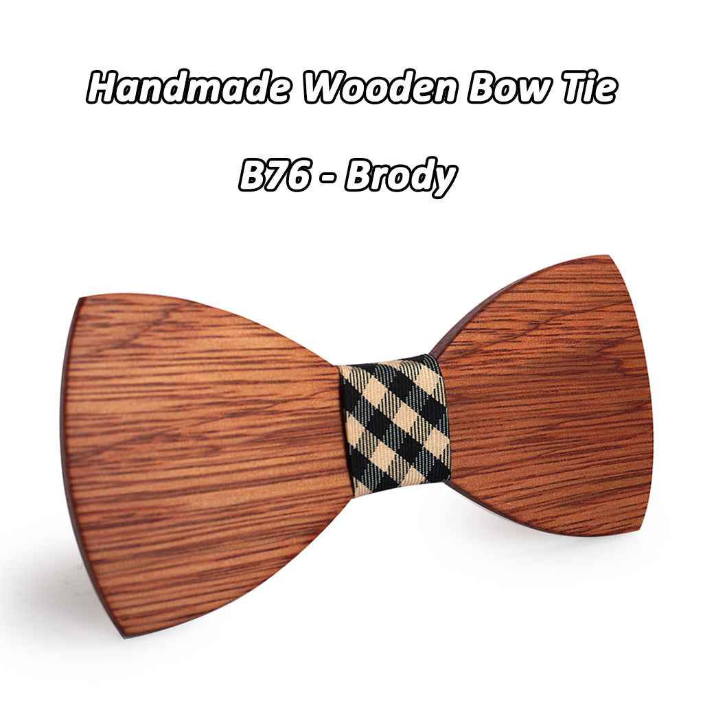Wooden tie knot