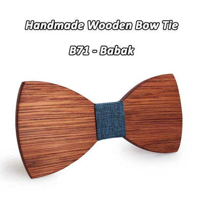 Wooden tie knot