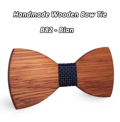 Wooden tie knot