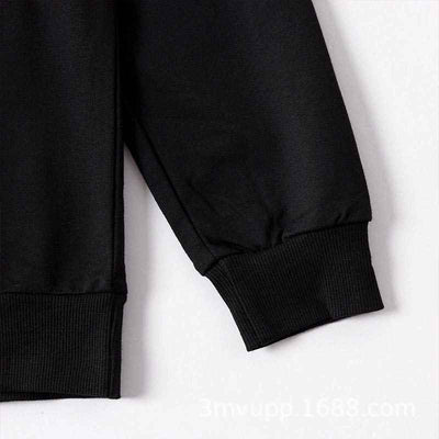 Autumn Christmas Tree And Letter Printed Sweater Parent-child Wear