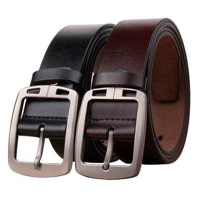 Cowhide Young And Middle-aged Retro Men's Belt