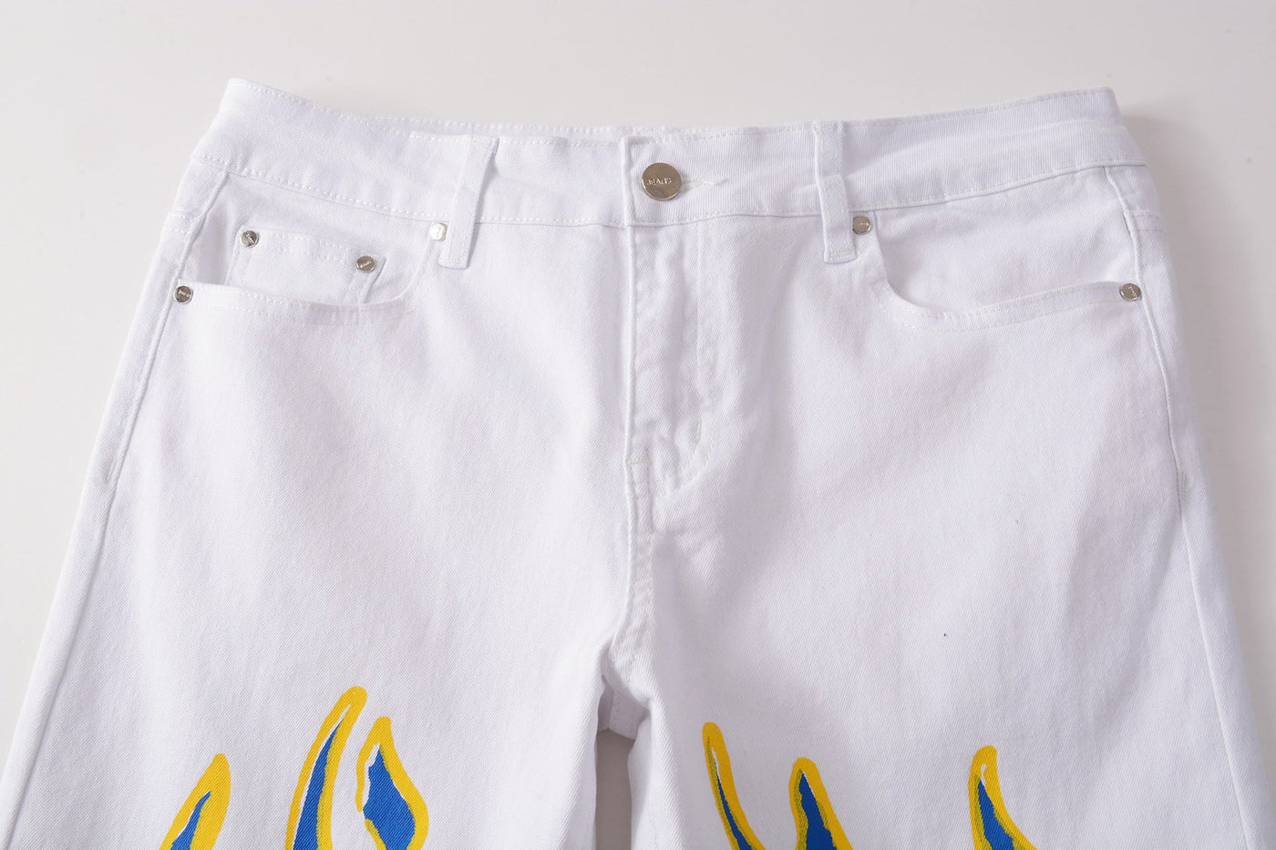 Skull graffiti flame street fashion men's pants SHOPPORA