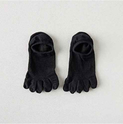 Men's Cotton Deodorant And Sweat-absorbing Breathable Five Toe Socks
