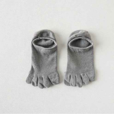 Men's Cotton Deodorant And Sweat-absorbing Breathable Five Toe Socks
