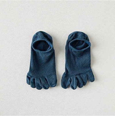 Men's Cotton Deodorant And Sweat-absorbing Breathable Five Toe Socks