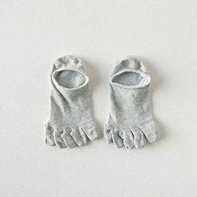 Men's Cotton Deodorant And Sweat-absorbing Breathable Five Toe Socks