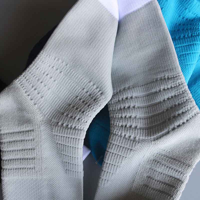 Sports Pressure Towel Bottom Thickened Men's Middle Tube Socks