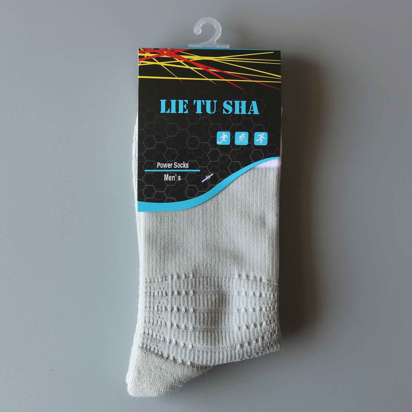 Sports Pressure Towel Bottom Thickened Men's Middle Tube Socks