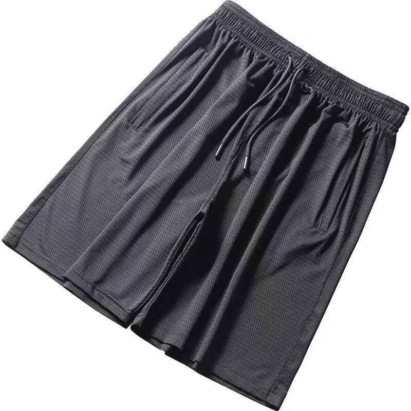 Sports shorts men's quick-drying ice silk five-point pants