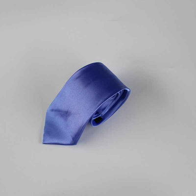 8cm Black Hand-tied Plain Suit Tie