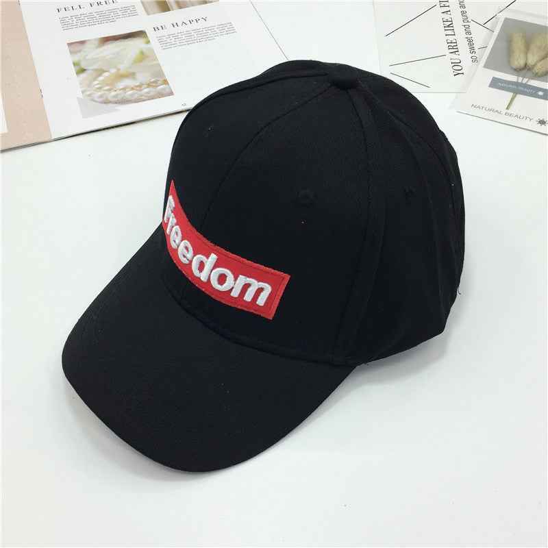 Korean Version Of The Same Cotton Embroidery Alphabet Baseball Hat