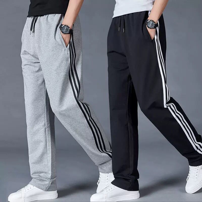 Elastic Waist Men's Sports Pants Plus-sized Loose Trousers SHOPPORA