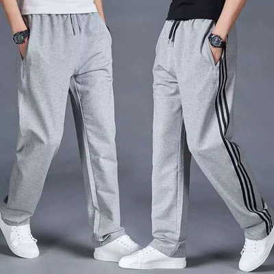 Elastic Waist Men's Sports Pants Plus-sized Loose Trousers SHOPPORA