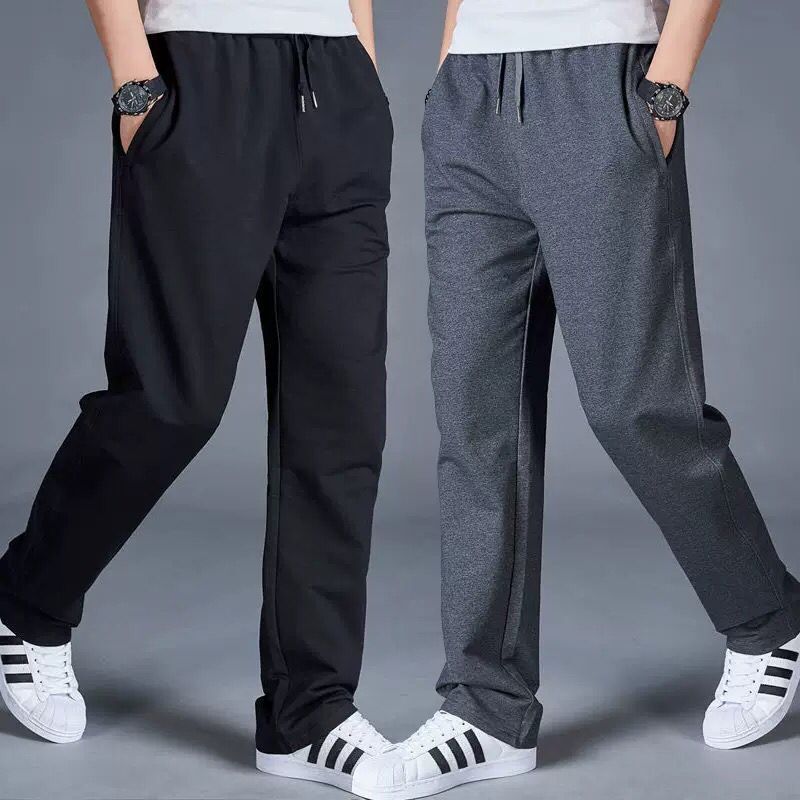 Elastic Waist Men's Sports Pants Plus-sized Loose Trousers SHOPPORA