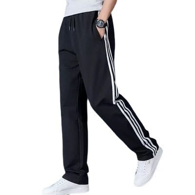 Elastic Waist Men's Sports Pants Plus-sized Loose Trousers SHOPPORA