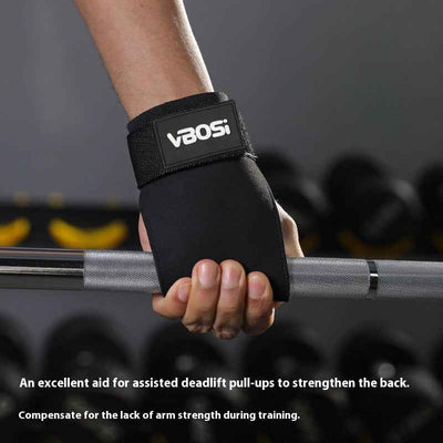 Hard Pull Booster Stripe Palm Gloves Fitness Assistance