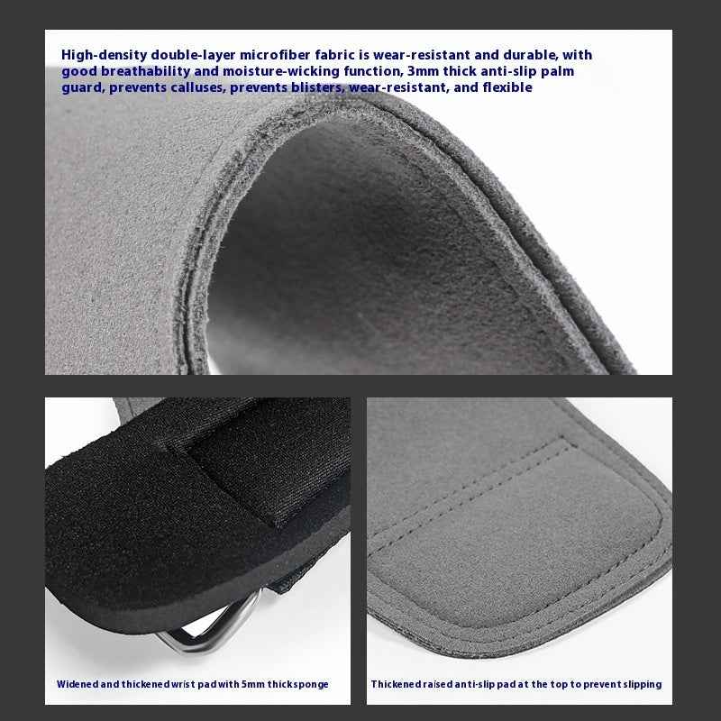 Hard Pull Booster Stripe Palm Gloves Fitness Assistance